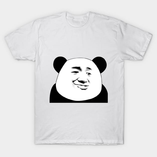 Crazy Panda Emoji T-Shirt by SYnergization